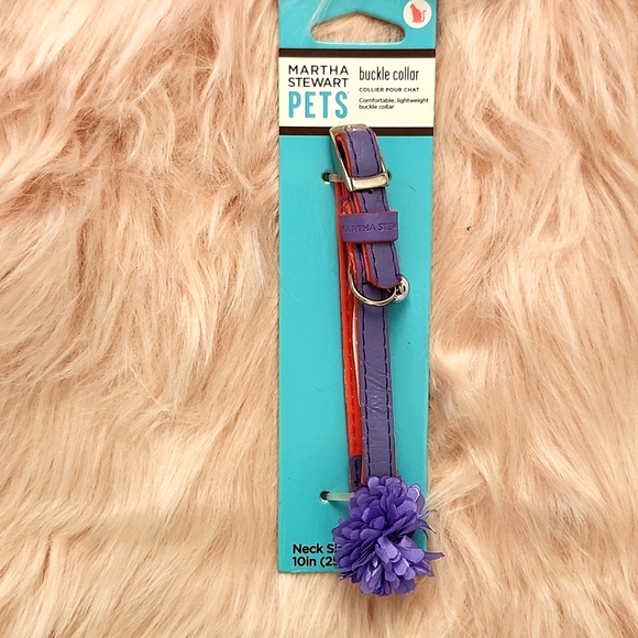 Brand New MARTHA STUART Y2K BUCKLE CAT COLLAR-S - Picture 1 of 4